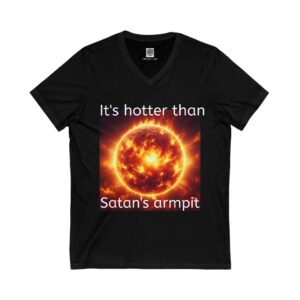 Unisex Jersey Short Sleeve V-Neck Tee