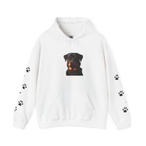 Rottweiler Paw Print Hoodie - Cozy Dog Lover Pullover, Pet Memorial Gift, Animal Appreciation Sweatshirt, Casual Everyday Wear, Unique [...]