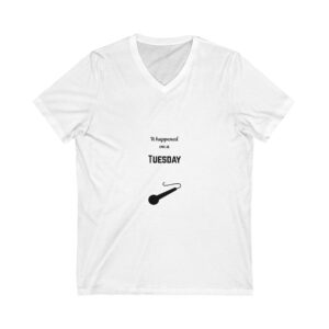 Unisex Jersey Short Sleeve V-Neck Tee