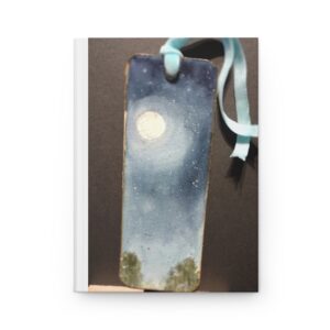 Moonlit Dream Hardcover Journal | Watercolor Sky Notepad, Writing Journal, Artistic Diary, Gift for Writers, Night Sky Journal