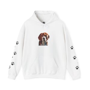 Paw Print Dog Lover Hoodie, Cozy Animal Sweatshirt, Unisex Pet Appreciation Apparel, Gifts for Dog Owners, Animal Rescue Fundraiser, [...]