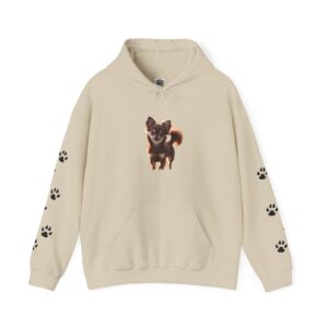 Cute Dog Print Hooded Sweatshirt, Pet Lover Gift, Cozy Unisex Pullover, Animal Adoption Awareness Apparel, Casual Cat & Dog Lover Hoodie
