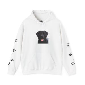 Paw Print Dog Lover Hoodie, Pet Gift, Animal Lover Apparel, Cozy Sweatshirt, Birthday Gift for Dog Owners