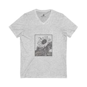 Unisex Jersey Short Sleeve V-Neck Tee