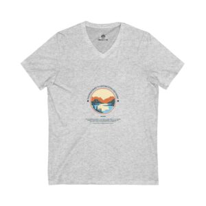 Unisex Jersey Short Sleeve V-Neck Tee