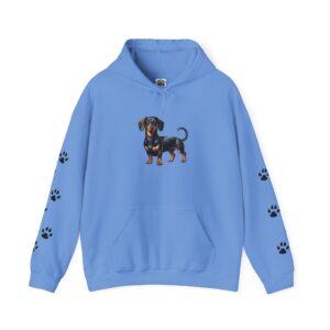 Dog Lover's Paw Print Hoodie, Cozy Sweatshirt, Pet Lover Gift, Unisex Dog Sweatshirt, Casual Wear for Dog Owners