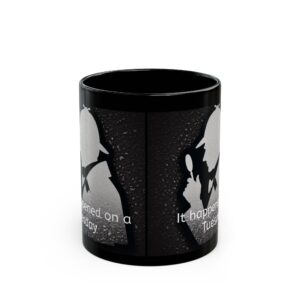 Mystery Solver Mug | Black Coffee Cup | Sherlock Quote | Gift for Writers, Readers, Detective Lovers, Unique Mug