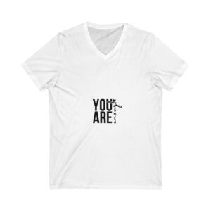 Unisex Jersey Short Sleeve V-Neck Tee