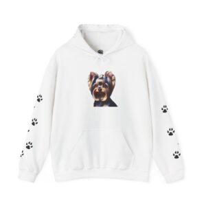 Paw Print Dog Lover Hoodie, Cozy Animal Sweatshirt, Gift for Pet Owners, Unisex Hooded Pullover, Perfect for Dog Lovers