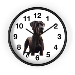 Dog Lover's Wall Clock, Pet Gift, Home Decor, Personalized Clock, Animal Lover Wall Art