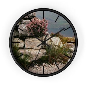 Nature-Inspired Wall Clock, Home Decor, Rustic Clock, Unique Gift, Vintage Style, Timepiece for Nature Lovers, Eco-Friendly Home