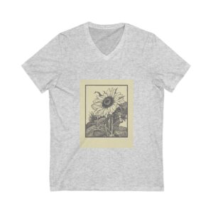 Unisex Jersey Short Sleeve V-Neck Tee