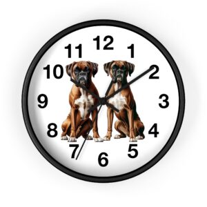 Dog Lover's Wall Clock - Perfect for Home Decor, Gifts for Pet Owners, Dog-themed Gift, Animal Lover's Decor, Unique Wall Art