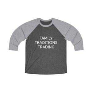 Family Traditions Trading Raglan Tee, Unisex Baseball Shirt, Casual Family Shirt, Gift for Family Gatherings, Comfortable Everyday Tee