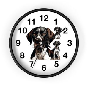 Pet Lover's Wall Clock - Dog Decor, Gifts for Dog Owners, Home Office, Dog Themed Gifts, Animal Lovers